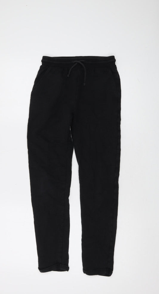 T.FIELDS Unisex Kids Black Jogger Trousers Size 11