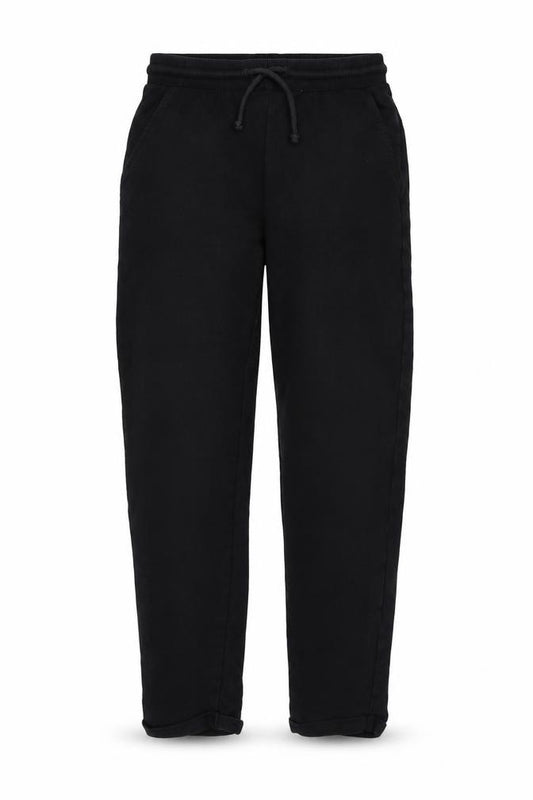 T.FIELDS Unisex Kids Black Jogger Trousers Size 11