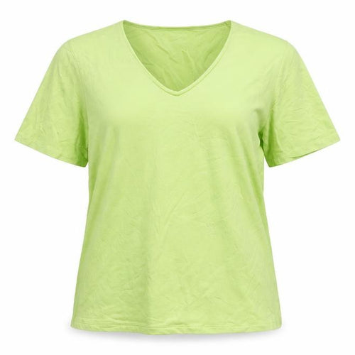 Colebrooke Green V-Neck T-Shirt for Women, Medium