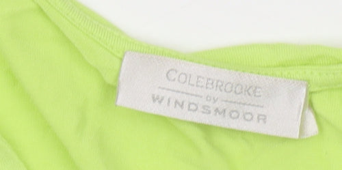 Colebrooke Green V-Neck T-Shirt for Women, Medium