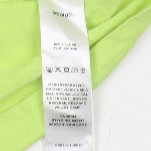 Colebrooke Green V-Neck T-Shirt for Women, Medium