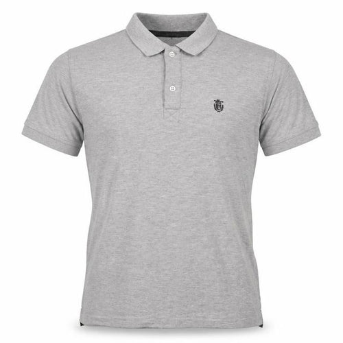 Selected Homme Men's Grey Polo Shirt M Short Sleeve