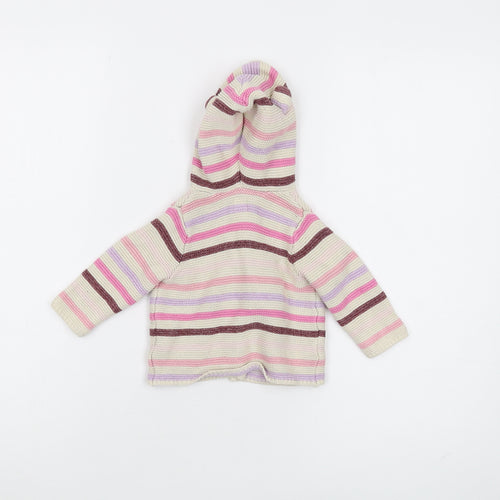 Baby GAP Unisex Multicoloured Striped Cardigan 3-6 Months