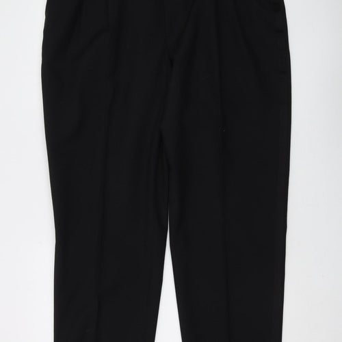 Burton Menswear Black Dress Trousers - Size L