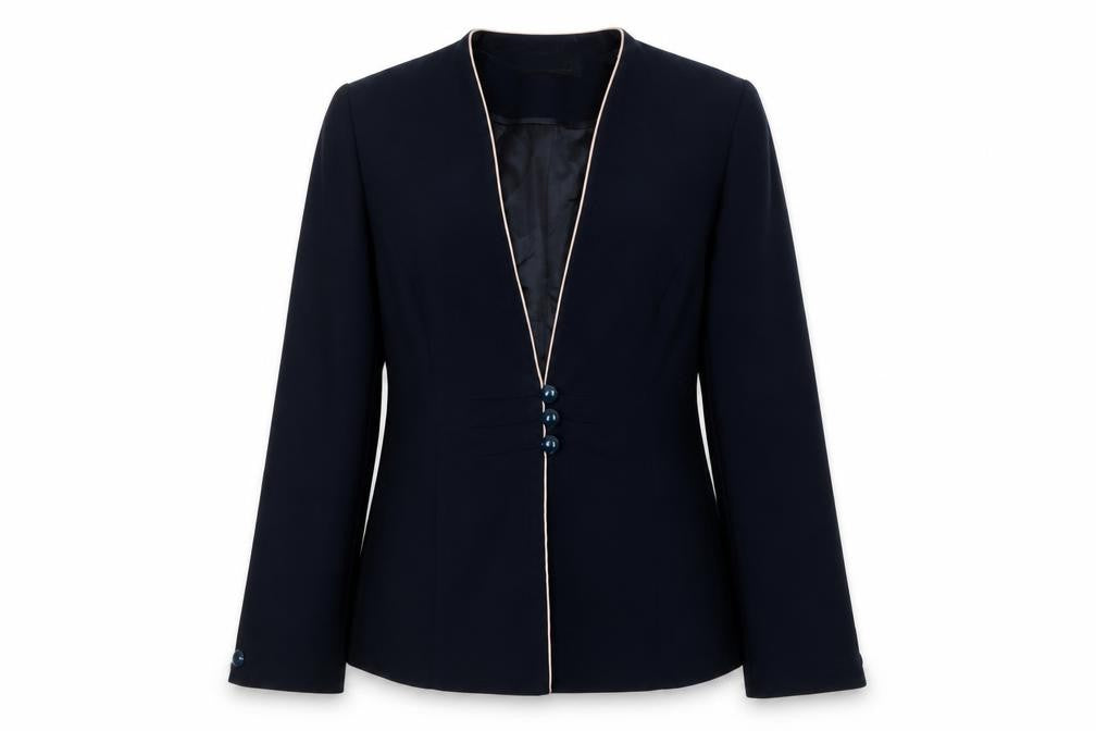 Front view of Jacques Vert Women's Black Blazer, size 10