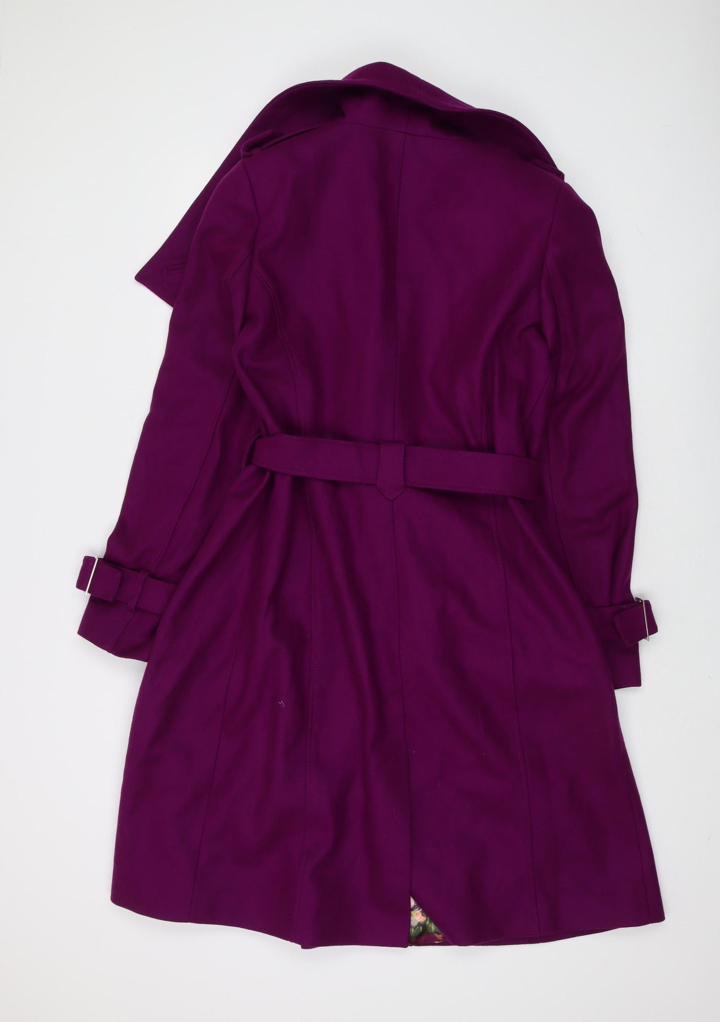 Ted Baker Women's Purple Trench Coat Size 14