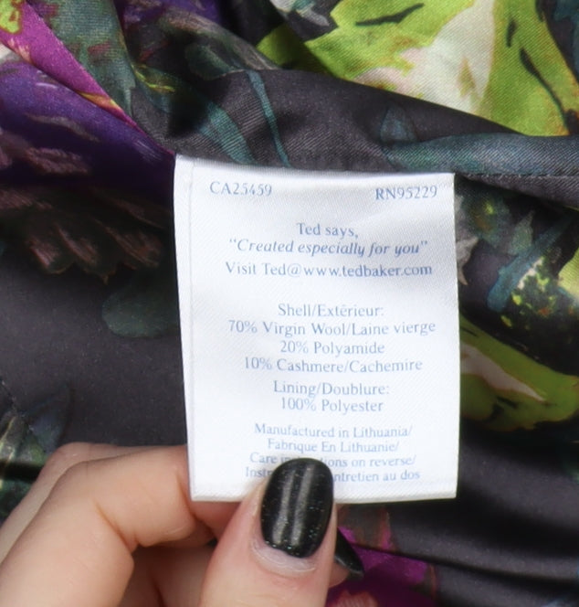 Ted Baker Women's Purple Trench Coat Size 14