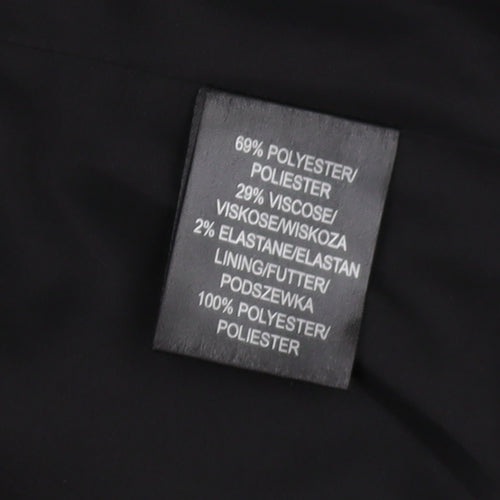 Katherine Barclay Black Women's Mid-Length Coat Size 8