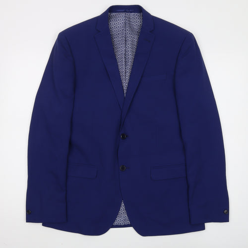 Limehaus Men's Blue Blazer - Size 40R, Regular Fit