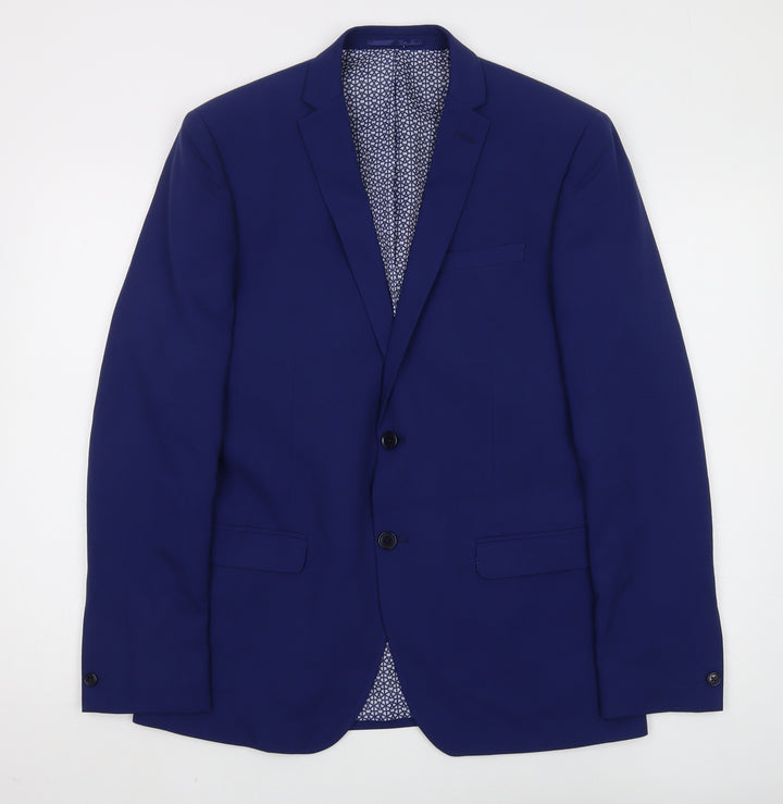 Limehaus Men's Blue Blazer - Size 40R, Regular Fit
