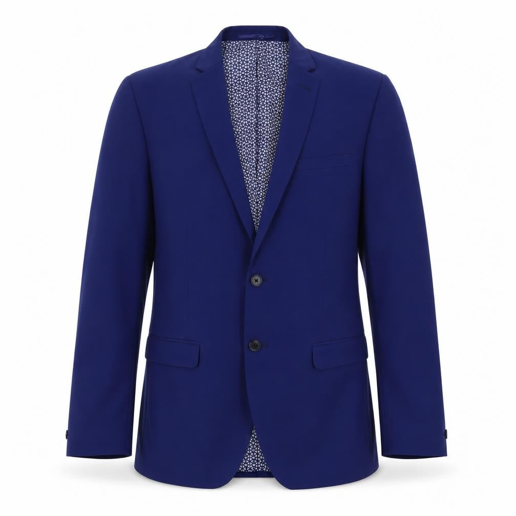Front view of Limehaus Men's Blue Blazer -, size 40R, Regular Fit