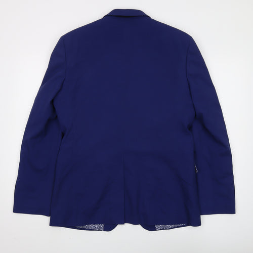 Limehaus Men's Blue Blazer - Size 40R, Regular Fit