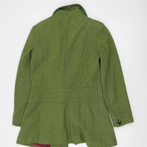 Next Women's Green Pea Coat Size 10 - Classic Style