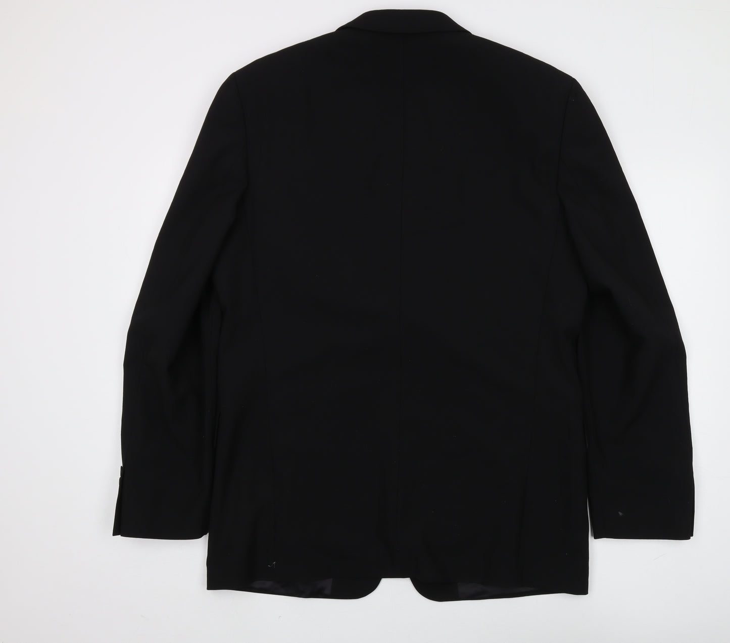 Ciro Citterio Men's Black 40L Blazer, Wool Blend