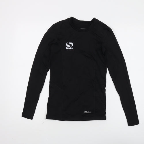 Sondico Boys Black Long Sleeve Pullover Athletic T-Shirt
