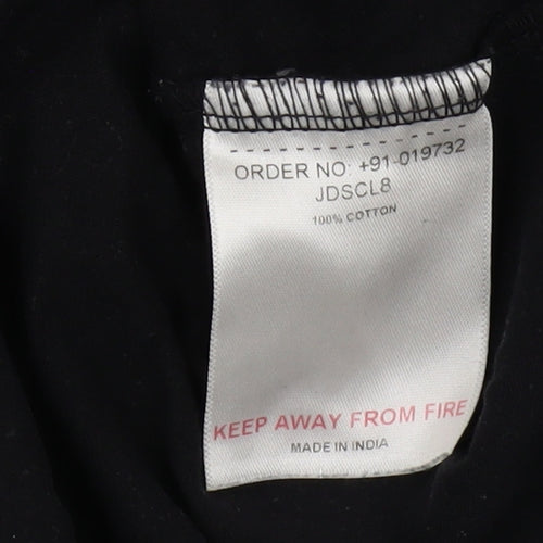 Peter Storm Men's Black Large Cotton T-Shirt