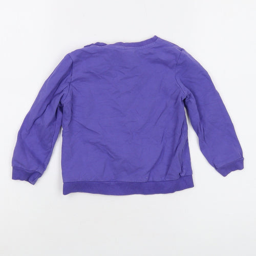 Disney Girls Minnie Mouse Purple Long Sleeve T-Shirt 36 Months