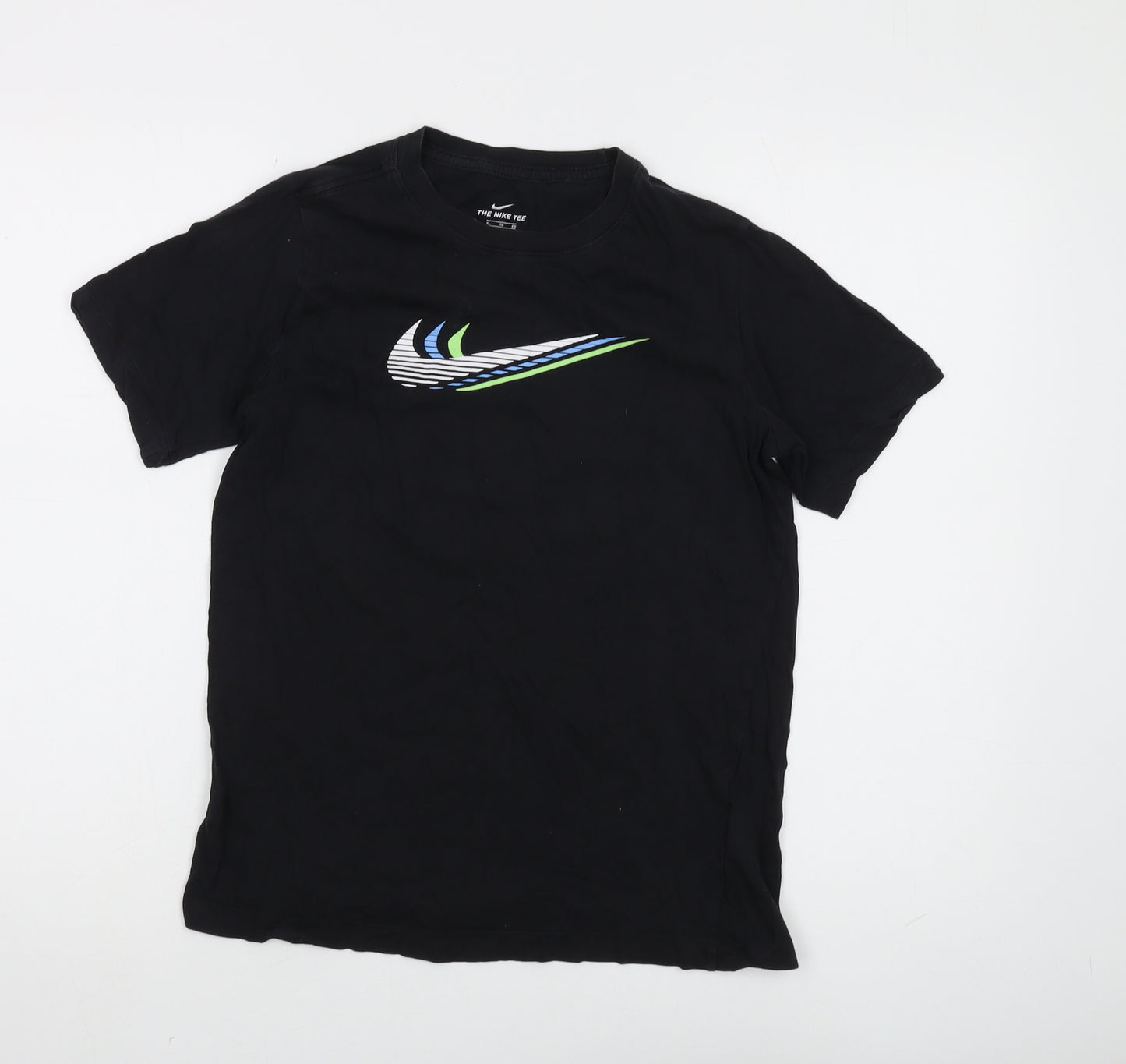Nike Boys Black XL Graphic T-Shirt Short Sleeve
