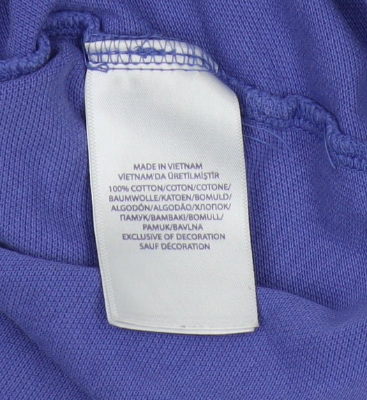 Polo Ralph Lauren Unisex Blue Slim Polo Shirt S