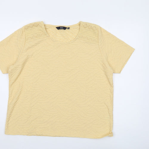 Isle Collection Women's Beige L T-Shirt
