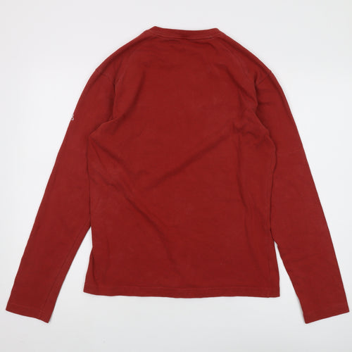Craghoppers Men's Red Long Sleeve Crew Neck T-Shirt