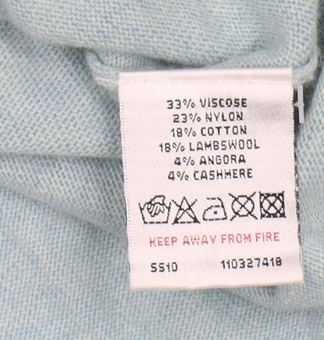 White Stuff Women's Blue Cardigan Size 16 V-Neck