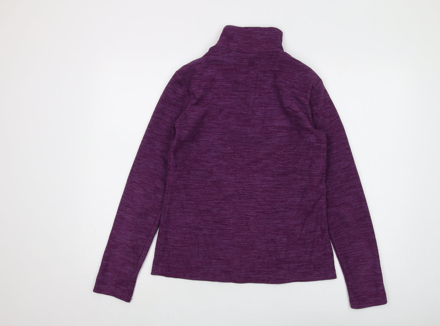 Mountain Warehouse Women's Purple Zip Sweatshirt Size 8