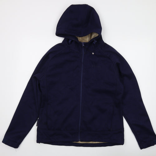 Mountain Warehouse Women’s Blue Full Zip Hoodie, Size 14