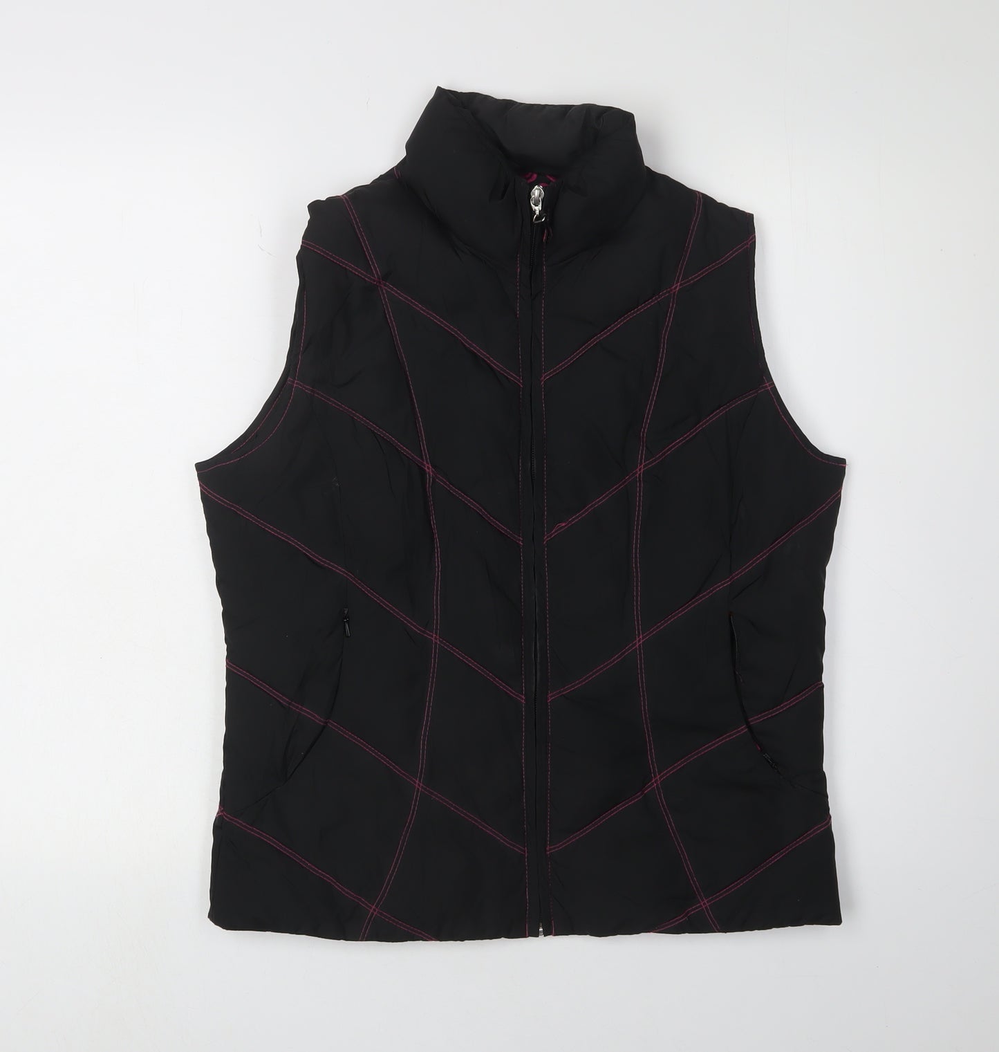 Marks and Spencer Women's Black Puffer Waistcoat S