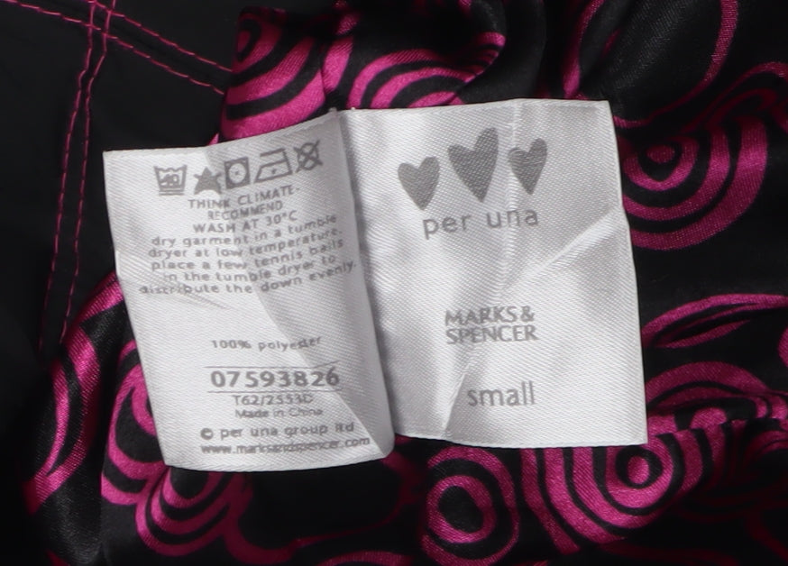 Marks and Spencer Women's Black Puffer Waistcoat S