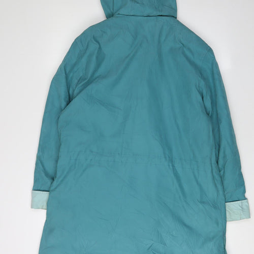 Holmewood Women's Blue Parka Jacket, Size 10, Hooded