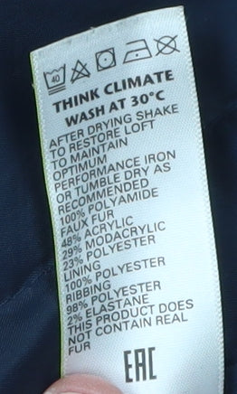 Marks and Spencer Boys Brown Parka Jacket 4-5 Years