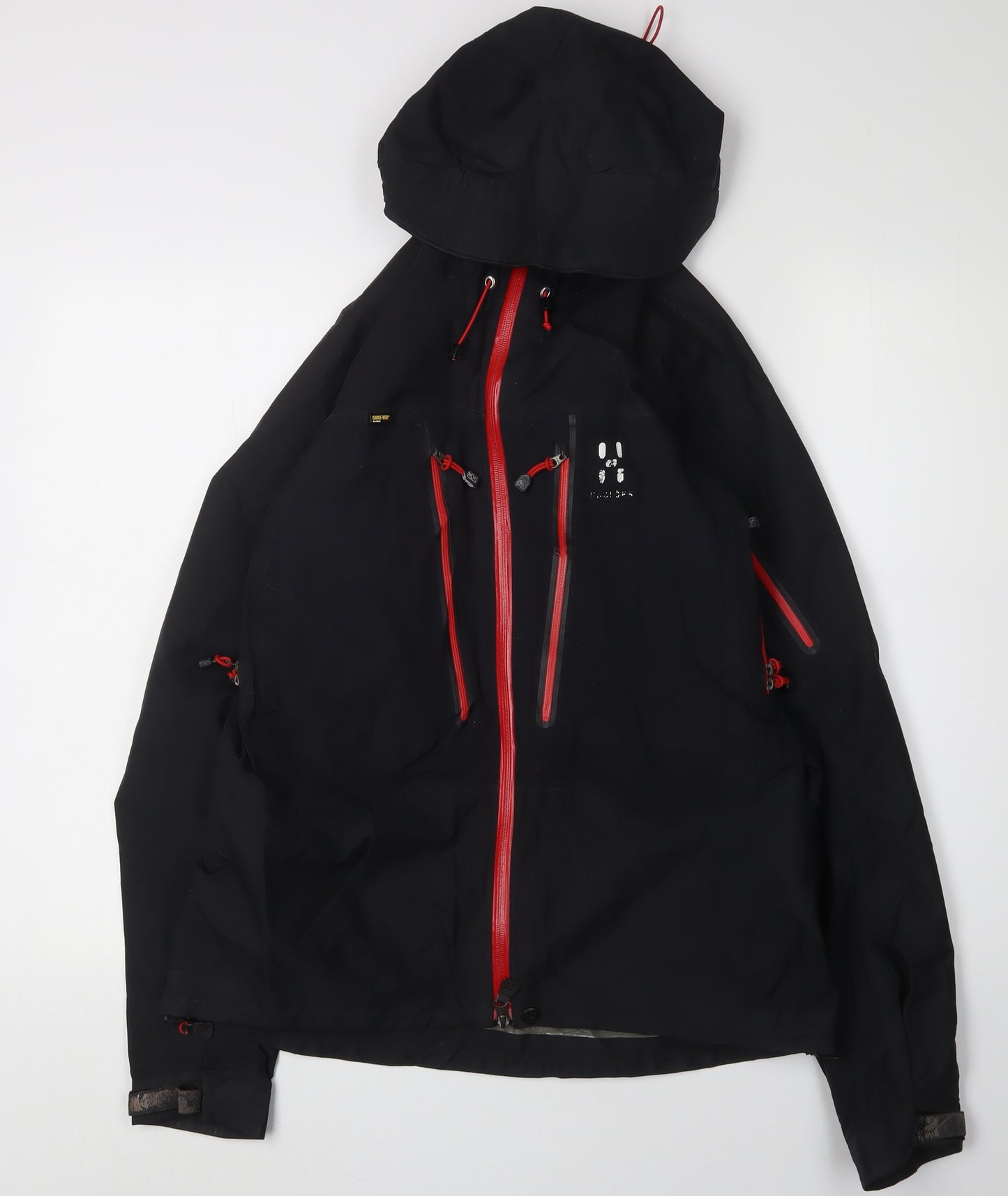 Haglöfs Men's Black Rain Jacket M, Waterproof Hooded