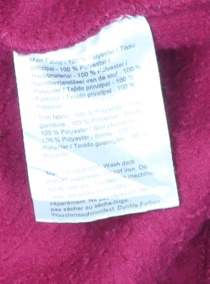 Regatta Women's Red Fleece Jacket Size 10