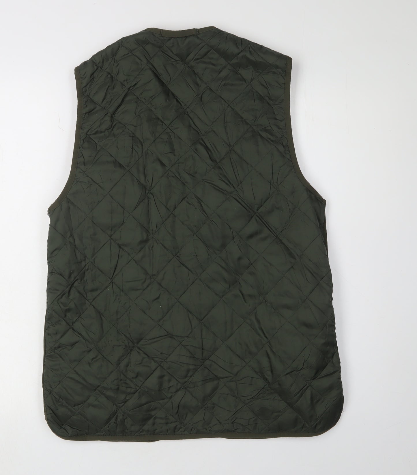 Barbour Men's Green Quilted Waistcoat - Size 38