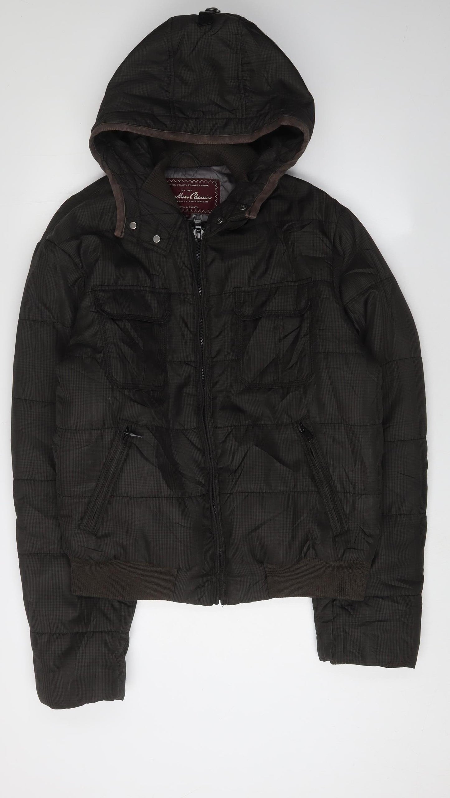 Marlboro Classics Men's Green Puffer Jacket M