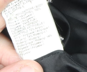 River Island Women's Black Puffer Jacket Size 10