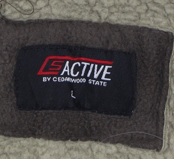 Cedarwood State Men's Brown Bomber Jacket L