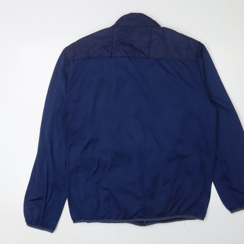 Blue XL Quilted Jacket - Lightweight, Men's Outerwear