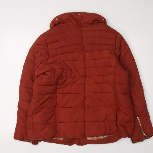 Marks and Spencer Women's Red Puffer Jacket Size 20