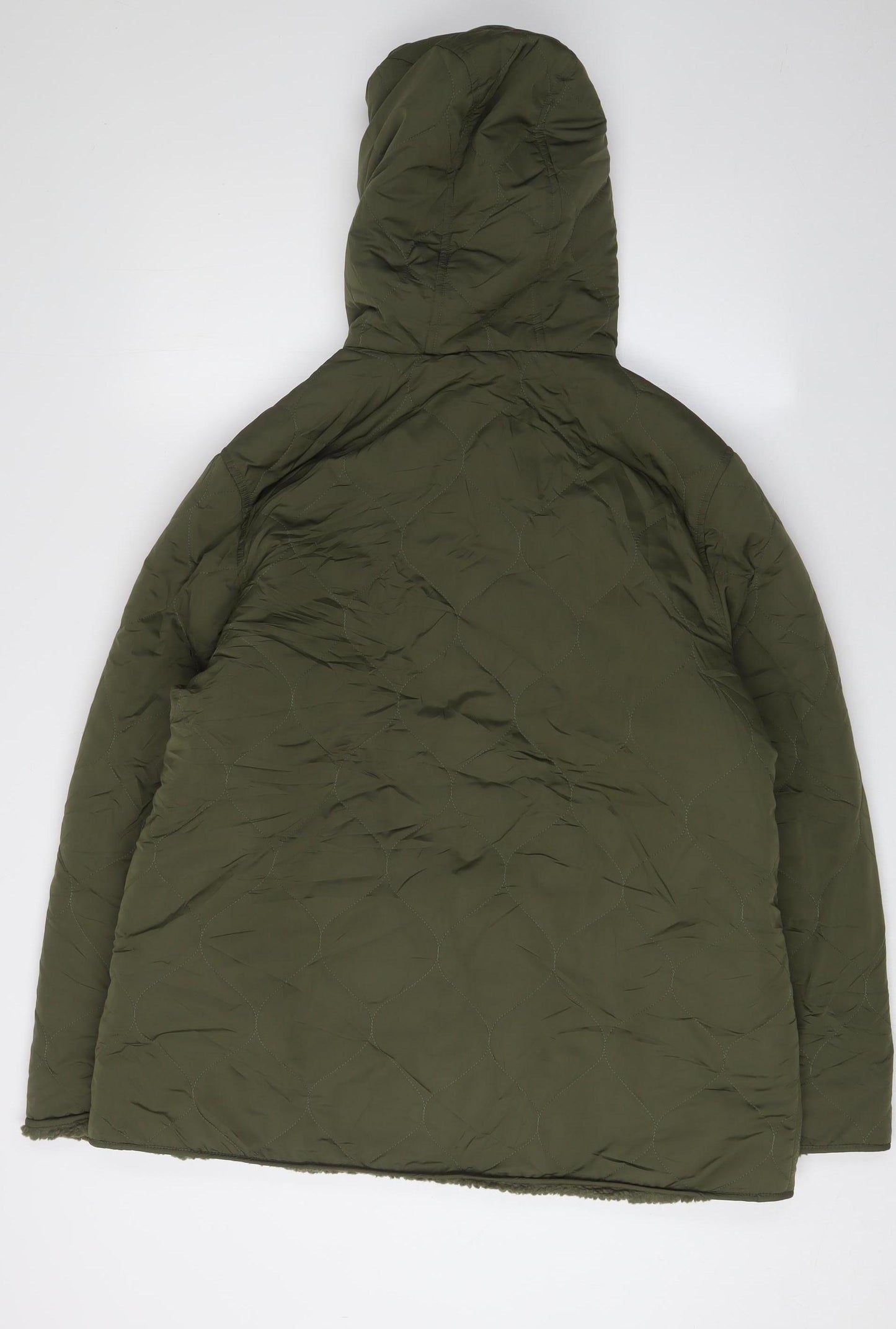 Marks and Spencer Women's Green Puffer Jacket Size 14