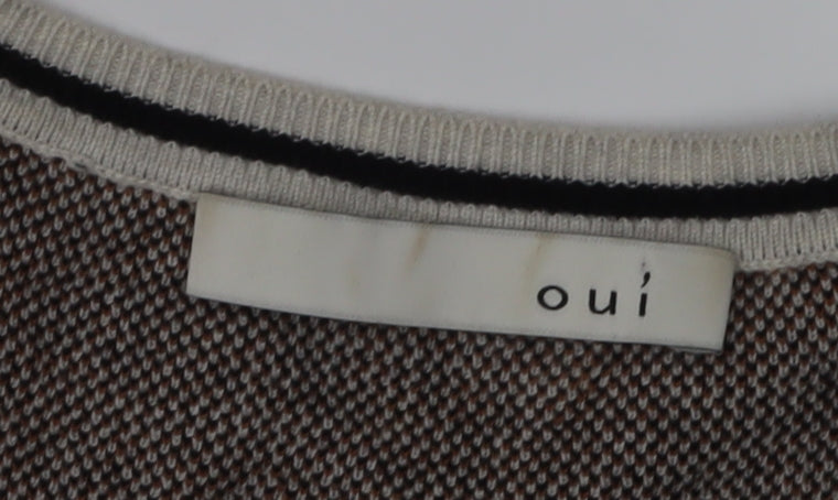 Oui Women's Multicoloured Jumper Dress Size 10