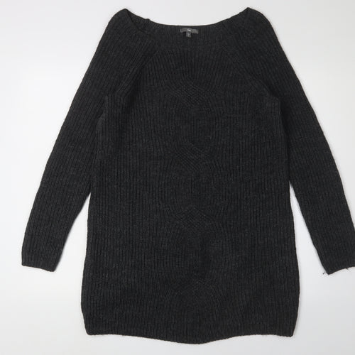 Gap Women's Black S Jumper Dress, Acrylic Wool Knit
