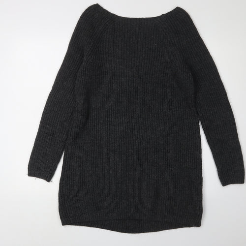 Gap Women's Black S Jumper Dress, Acrylic Wool Knit
