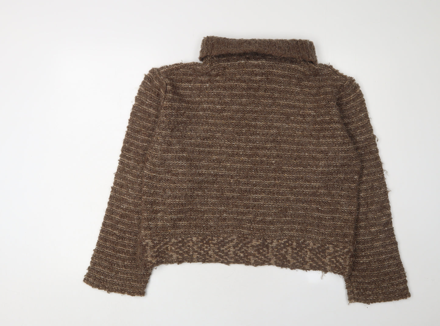 Warehouse Women's Brown High Neck Pullover Jumper