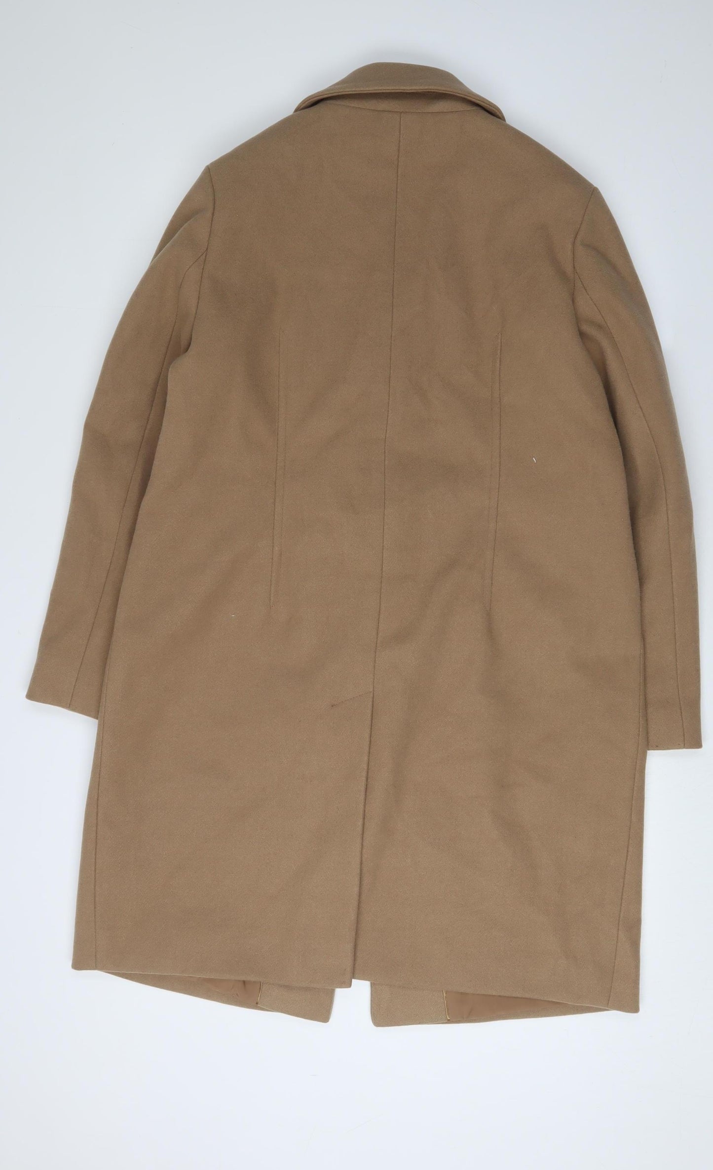 Marks and Spencer Women's Beige Overcoat Size 14 Classic