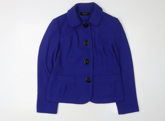 BHS Women's Blue Basic Jacket, Size 14