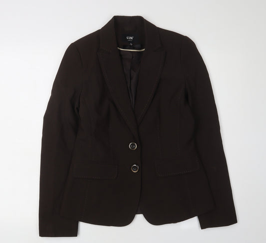 Yen London Women's Brown Classic Blazer Size 10