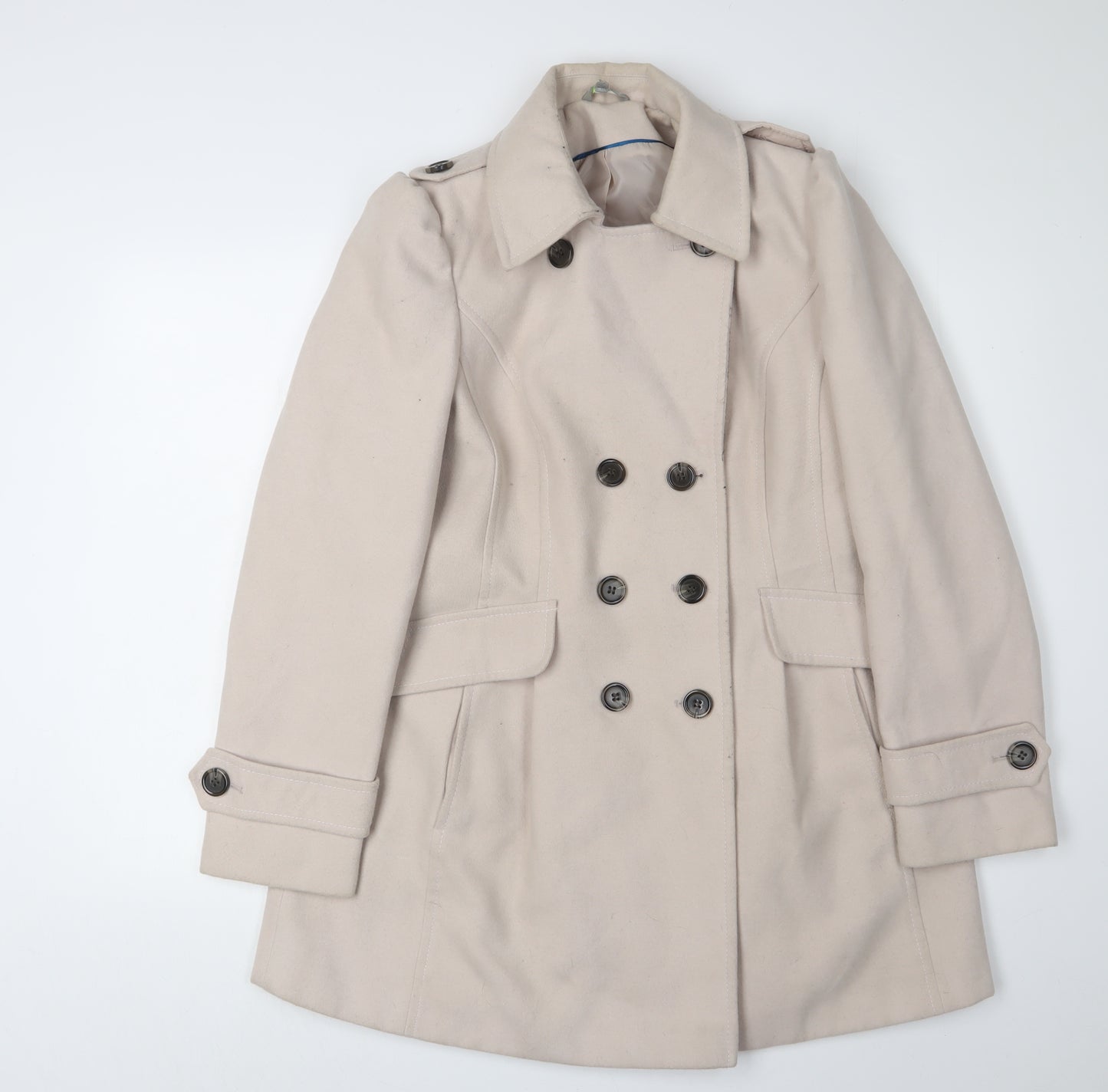 Marks and Spencer Women's Beige Trench Coat Size 14