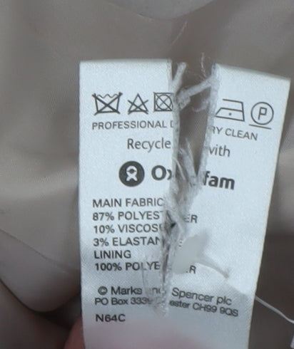 Marks and Spencer Women's Beige Trench Coat Size 14